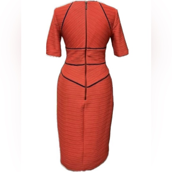 ❤️NUE by Shani Form Fitted dress Color is called Poppy  size 10 NWT - Picture 3 of 12